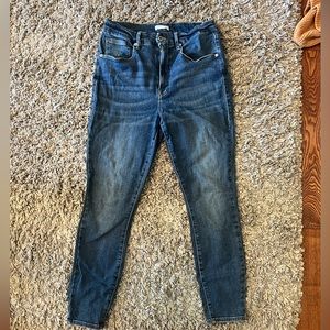 Good American Skinny Jeans Size 12 Light Wash Great Condition